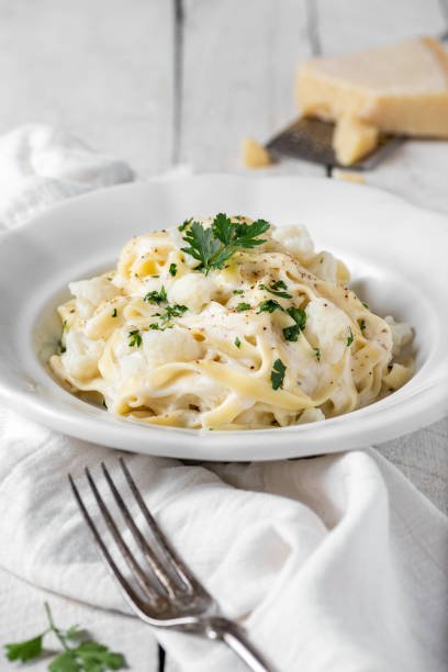 Cremige Knoblauch Pasta